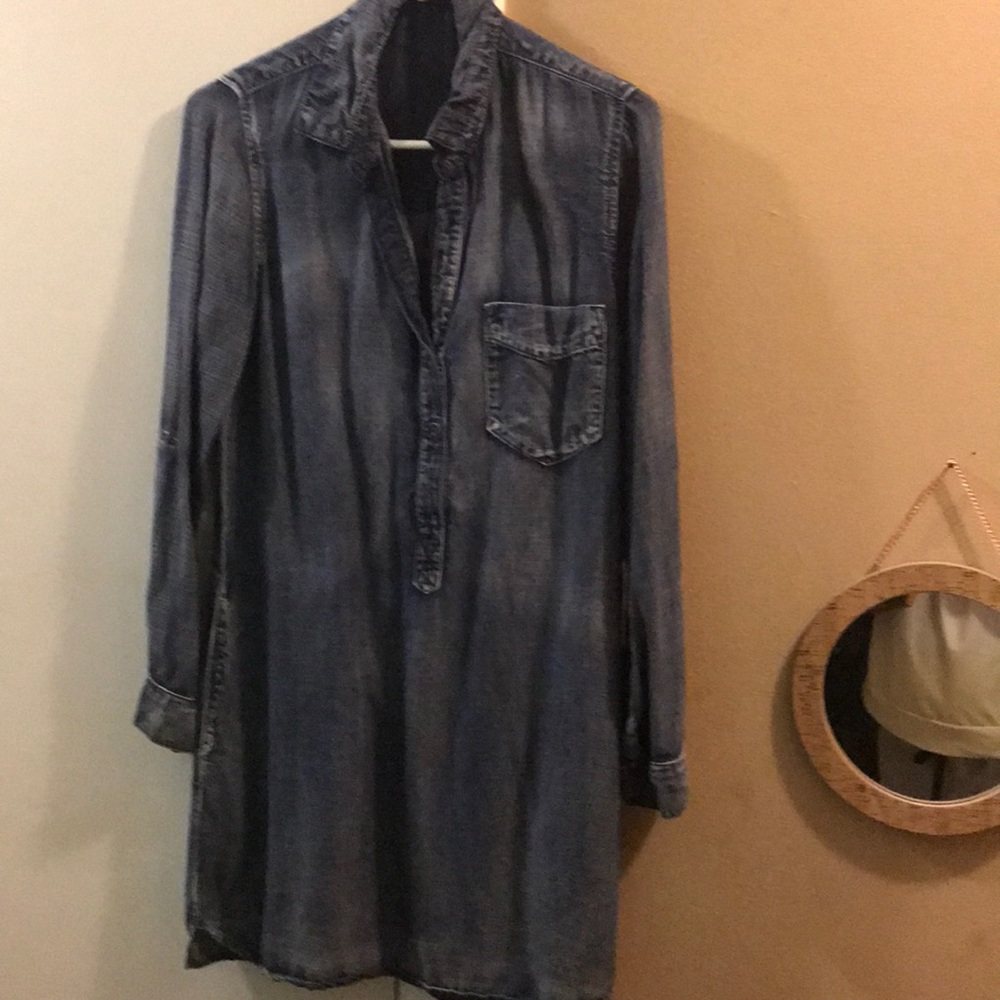 Denim casual dress